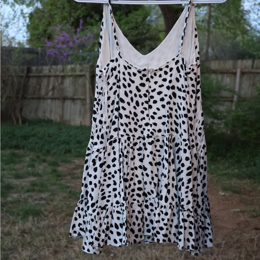 Black and White Polka Dot Dress - Picture 3 of 3